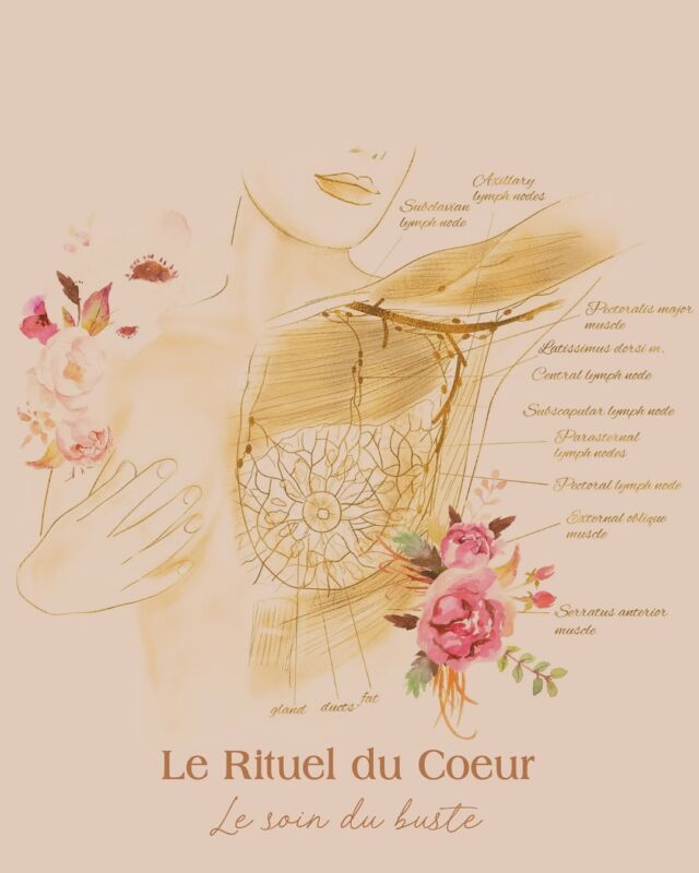 Le Rituel du Cœur ♡ Le soin du buste ♡
Prendre soin de notre terre de féminité.

Ce rituel, profondément apaisant, a été créé pour prendre soin de votre poitrine lors des diverses étapes qui ponctuent votre vie de femme. De la puberté à la ménopause en passant par la grossesse, l’allaitement, le post-allaitement, peut-être la maladie et/ou la chirurgie, la poitrine évolue et en prendre soin est important. Tant d’étapes où cette zone habituellement cachée, couverte, enveloppée, serrée, engorgée, sensibilisée, devrait être libérée et choyée avec un soin particulier.

Les bienfaits physiques de ce soin:
- Stimulation des circulations sanguines et lymphatiques;
- Tonification des tissus mammaires;
- Soulagement d’un éventuel engorgement;
- Libération et expansion de la respiration;
- Détente des muscles intercostaux;
- Régulation hormonale;
- Amélioration de la récupération post-opératoire;
- Stimulation du nerf vague, chef d’orchestre de notre organisme;
- …

Il s’agit d’un soin mêlant chaleur, lenteur et douceur, massages drainants, honey tapping, soin hydratant et rafraîchissant à l’aloe vera frais, oshiboris chauds infusés à la rose, cataplasme aux argiles et plantes du maquis, serrage Rebozo,…

Zone du chakra cœur et du plexus solaire, ce soin soulage les énergies du cœur parfois tendues et chargées. Sa libération a un impact direct sur la respiration, la posture, la confiance et l’image de soi/de son corps.

Prendre soin de sa poitrine par le massage et le toucher bienveillant, c’est soigner notre équilibre cœur-corps-esprit, c’est favoriser une connexion à soi, c’est accompagner les étapes de notre vie de femme.
C’est s’ancrer pour rayonner.

~~~
🪷Rdv via Planity ~ Lien en bio
✨Magique et magnifique transmission @oceanecadaux (Genève)