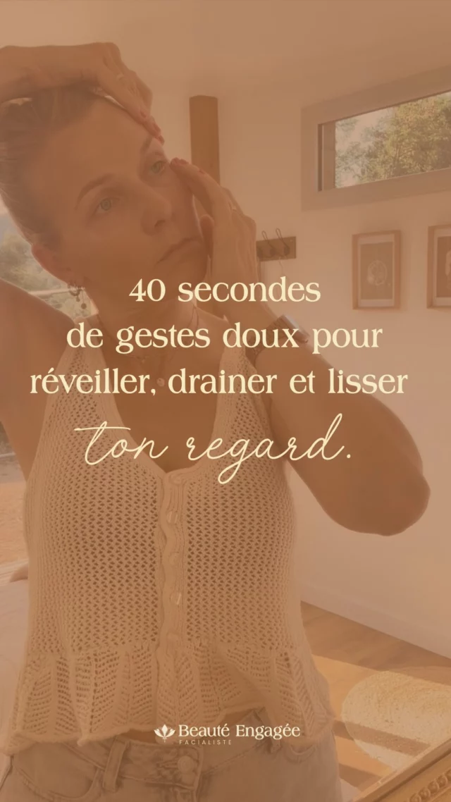 La partie du visage où la peau est 3 à 5 fois plus fine que sur d’autres zones du visage est le contour des yeux, en particulier la paupière inférieure.

Cette finesse rend la zone :
• plus vulnérable aux agressions extérieures (UV, pollution, maquillage);
• plus sujette à la déshydratation;
• plus propice à l’apparition des rides, ridules, cernes et poches.

C’est pourquoi le contour des yeux nécessite des soins spécifiques, doux et ciblés, adaptés à sa fragilité.

N’oublie pas de pomper délicatement la glande lacrymale avant de démarrer l’automassage afin de stimuler la circulation et de prévenir la stagnation.

40 petites secondes à ancrer dans ta routine de soin pour un super résultat naturel sur le long terme.✨

#facialistecorse 
#facialiste 
#soinsconscients 
#soinsauxplantes 
#beauteengagee 
#soinsholistiques 
#slowcosmetique 
#facemassage 
#corsedusud
#ajaccio
#corse