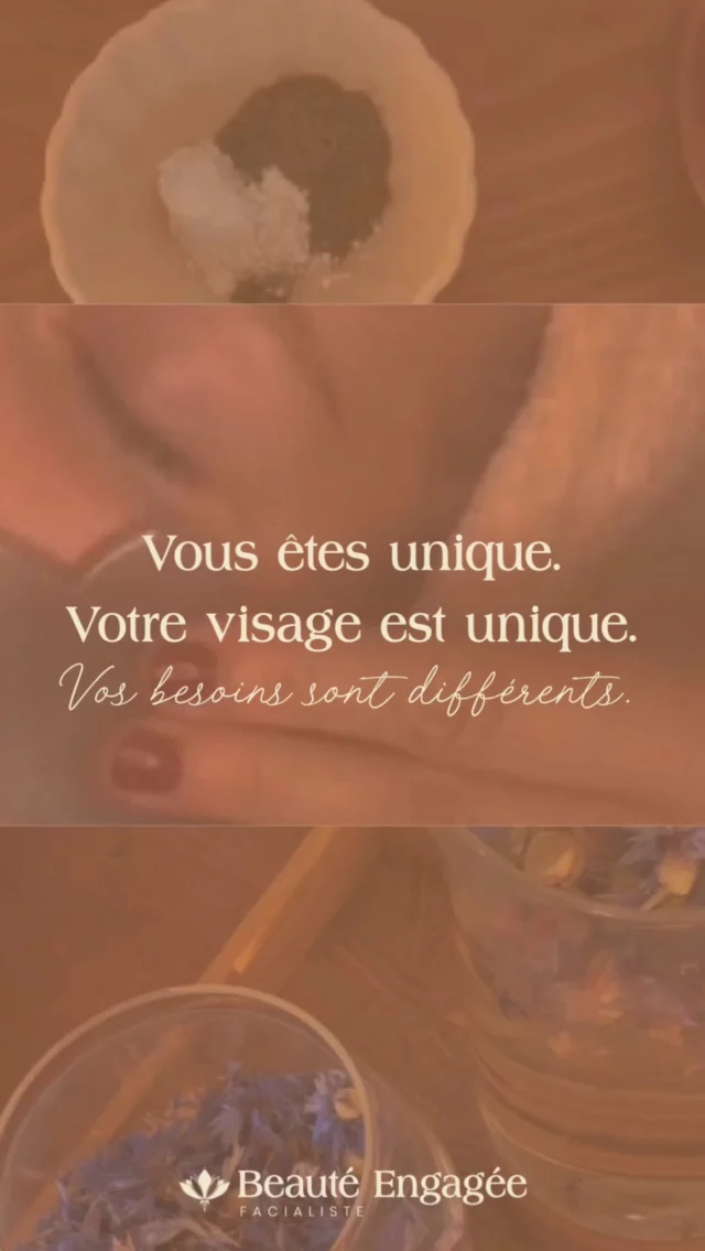 Chaque visage est unique. Il porte votre histoire, vos émotions, votre énergie.

Que vos besoins soient esthétiques, de bien-être, énergétiques ou liés à votre santé, ils ne peuvent jamais être standardisés.

Accompagner chaque femme dans sa globalité est une évidence, une passion.

Si vous ressentez l’envie d’un accompagnement juste, personnalisé et conscient, je vous invite à me contacter ou à prendre rendez-vous via le lien en bio.🫶

…

Je suis Aurélie, facialiste & créatrice de soins et rituels botaniques. J’accompagne les femmes actrices de leur bien-vieillir et de leur bien-être, celles qui refusent de subir le temps qui marque leur visage.